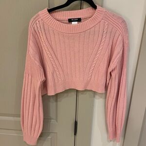 Twin-Set Pink Cropped Sweater from Italy